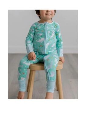 Little Sleepies Bamboo Viscose Zippy Shark Soirée Size 12-18 Month